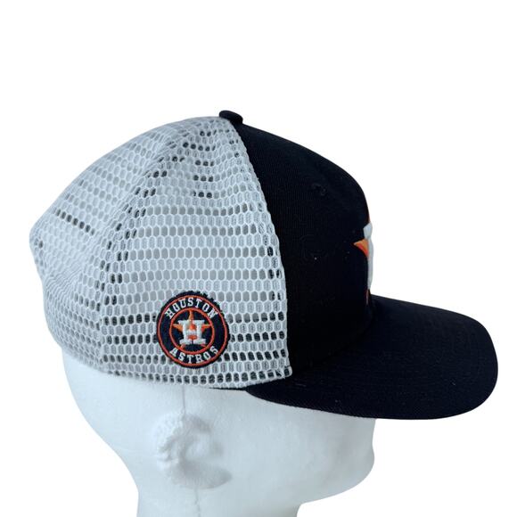 MLB Houston Astros New Era 9Fifty Trucker Hat Mens OSFM Blue White Cap - Picture 2 of 12